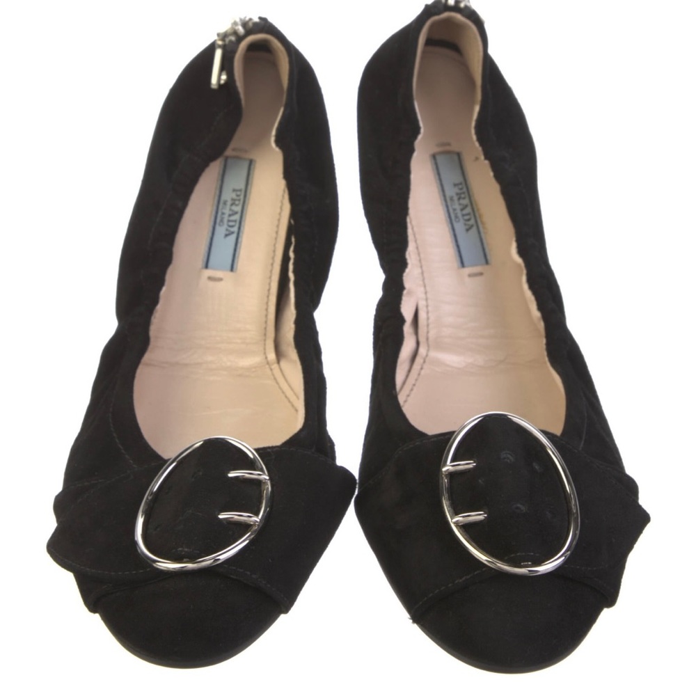 Prada - suede ballet flats